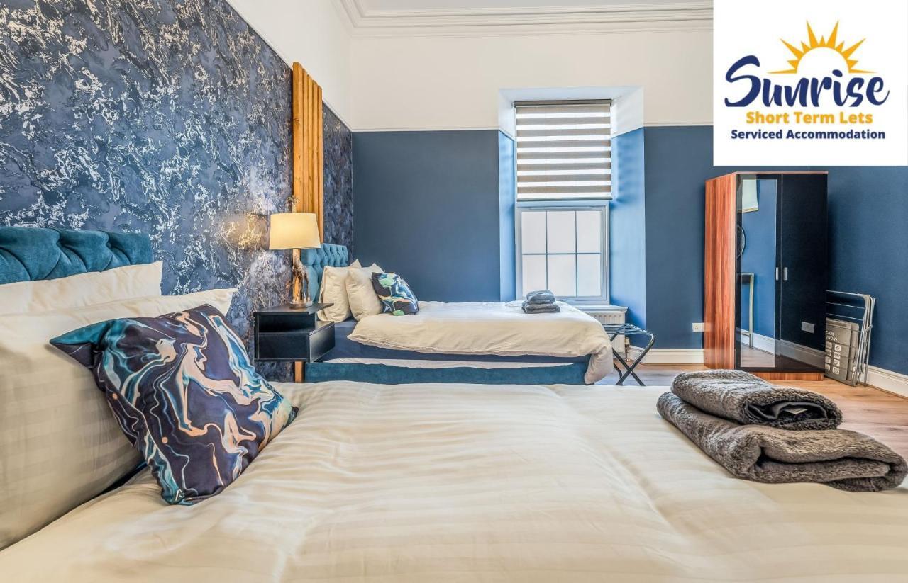 Presidential Apartment, Family Home, Luxury Bedrooms, 2 Rooms, 1 King Bed, 2 Single Beds, Free Wifi, Free Parking, Tourists, Business Travelers, Relocation, Beautiful River Views, - Long Stays, Invoice And Reduced Price Are Only Via Sunrise Short Let ダンディー エクステリア 写真