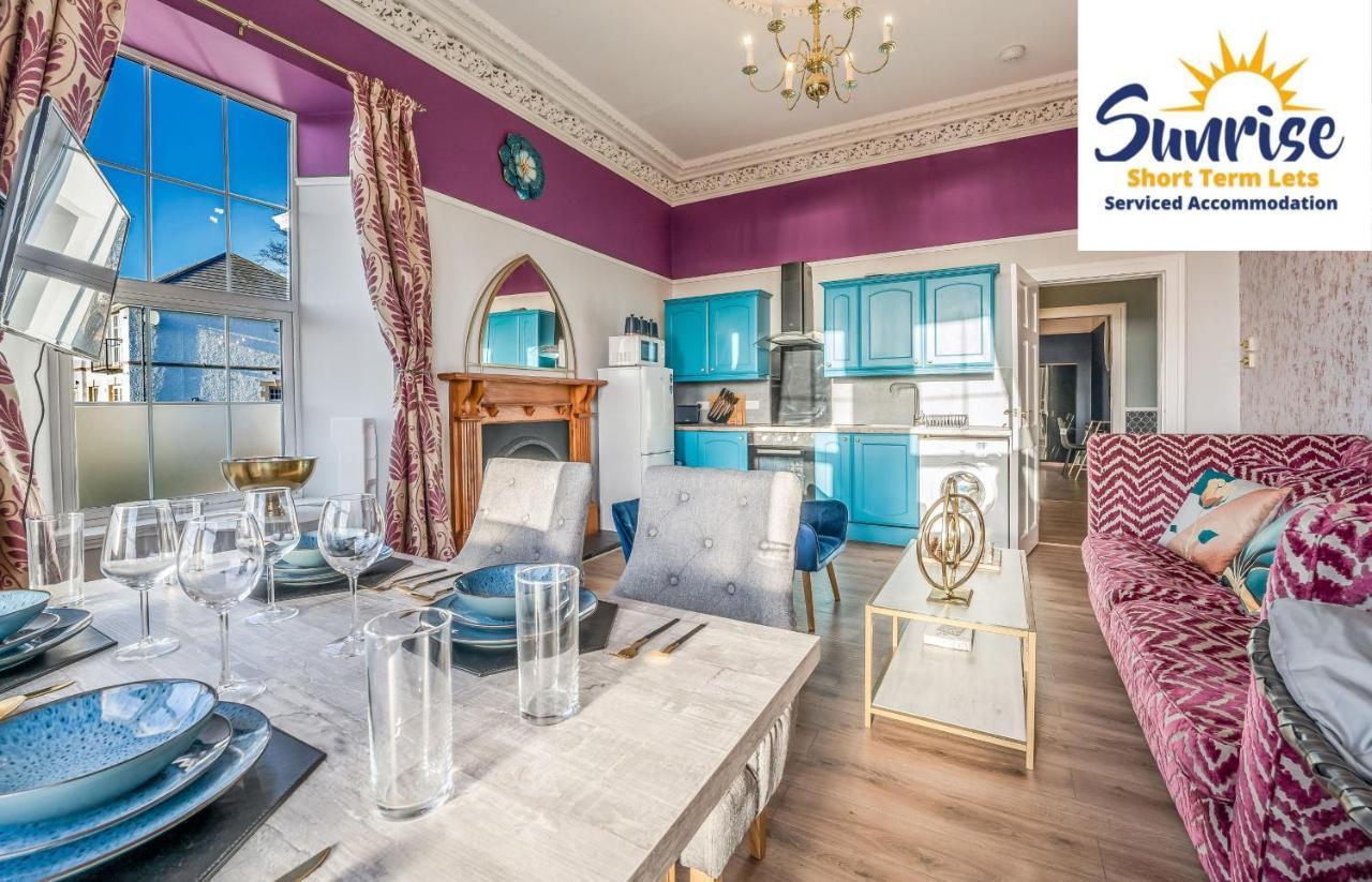 Presidential Apartment, Family Home, Luxury Bedrooms, 2 Rooms, 1 King Bed, 2 Single Beds, Free Wifi, Free Parking, Tourists, Business Travelers, Relocation, Beautiful River Views, - Long Stays, Invoice And Reduced Price Are Only Via Sunrise Short Let ダンディー エクステリア 写真