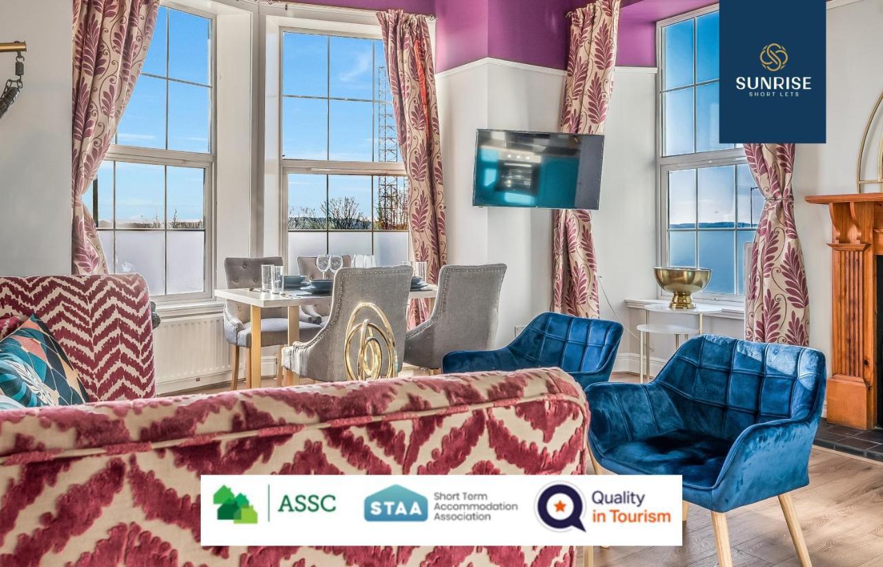 Presidential Apartment, Family Home, Luxury Bedrooms, 2 Rooms, 1 King Bed, 2 Single Beds, Free Wifi, Free Parking, Tourists, Business Travelers, Relocation, Beautiful River Views, - Long Stays, Invoice And Reduced Price Are Only Via Sunrise Short Let ダンディー エクステリア 写真