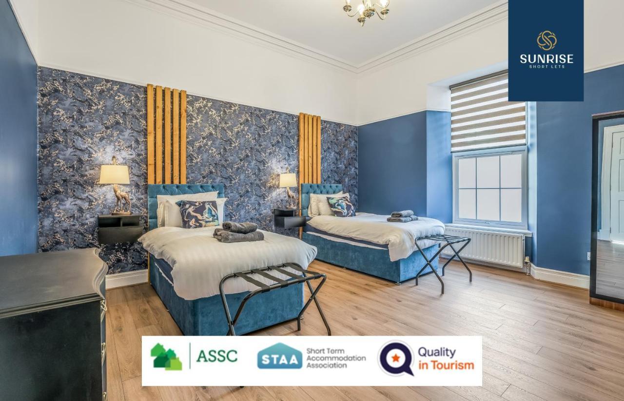 Presidential Apartment, Family Home, Luxury Bedrooms, 2 Rooms, 1 King Bed, 2 Single Beds, Free Wifi, Free Parking, Tourists, Business Travelers, Relocation, Beautiful River Views, - Long Stays, Invoice And Reduced Price Are Only Via Sunrise Short Let ダンディー エクステリア 写真